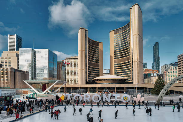 Nathan Phillips Square Skating